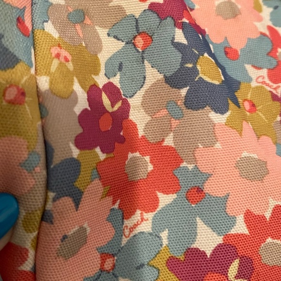 Coach Signature Stripe Floral Print Demi Crossbody ( F30661 ) - Picture 3 of 13